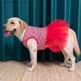 Dog Apparel Welsh Cori Do Dress Summer Bi Lare Do Clothes Princess Skirt Samoyed Husky Labrador olden Retriever Clothin Pet Come L49