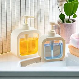 Liquid Soap Dispenser - 300/500ML Refillable Wash Hand Dish Detergent Shampoo Lotion Bottle With Pump Head And Label