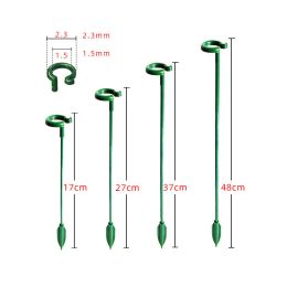 1-15PCS Plant Supports Stakes Flower Stand Sticks Reusable Plant Clips Bonsai Fixing Tool Flower Grow Holder Garden Tools