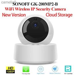 IP Cameras SONOFF GK-200MP2-B 1080P HD Mini Smart Home WiFi Wireless IP Camera Infrared Night Vision Baby Monitor Monitoring Security CameraC240412