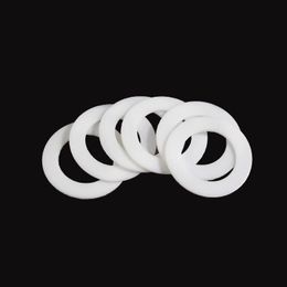 M2.5 M2.6 M2.8 White PTFE Flat Washer Round Gasket Spacer Sealing Ring 2.5mm 2.6mm 2.8mm ID 3.5mm-18mm OD 0.2mm-1mm Thickness