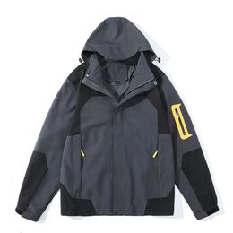 For Men Jackets Spring And Fall Men S Casual With Windbreaker Jacket M Reflective Patch Black White Couples Waterproof Outdoor Jacket Hoody