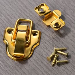 2PCS Vintage Jewellery Wood Box Buckles Drawer Latches Decorative Suitcases Hasp Latch Clasp Clip Furniture Hardware Accessories