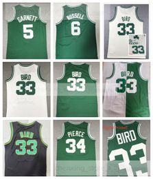 Stitched Basketball Jerseys Bill Larry 33 Bird Kevin 5 Garnett Paul 34 Pierce Kevin 32 McHale Robert 00 Parish 6 Russell