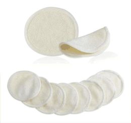 Bamboo Fiber Makeup Remover Pad Velvet Bamboo Cotton Soft Dirt Resistant Washable Reusable Scrubber Beauty Make up Cleaning Tool L9217611