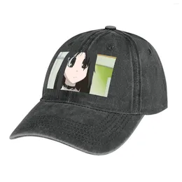 Berets Goth Osaka Azumanga Daioh Cowboy Hat Beach Golf Wear Black Foam Party Caps For Men Women's