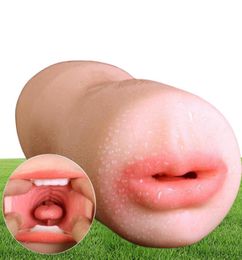 Belsiang Blowjob Male Masturbator Sex Toys For Men Oral Masturbation Cup Deep Throat Mouth Realistic Vagina Pussy Penis Massager C3356056