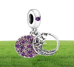 Designer Jewellery 925 Silver Bracelet Charm Bead fit Pave Feather Dangle Slide Bracelets Beads European Style Charms Beaded Murano4687430