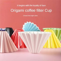 Ceramic Coffee Filter Cup Reusable Filters Coffee Maker Conical Hand Flush Single Drip Filter Cup Barista Tool Cake Cup