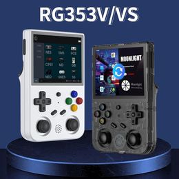 RG353V Vintage Handheld Game Console 3.5 inch 640*480 Linux Dual Portable Dual System PC Nostalgic Birthday Gift 240410