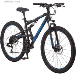 Bikes Ride-Ons S29 Mens and Womens Mountain Bike 29-Inch Wheels Aluminum Frame Dual-Suspension Mechanical Disc BrakesCycling L47