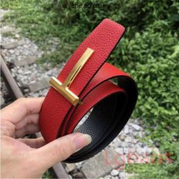 TF Waistband -s Belts Designer Belt Men Clothing Accessories Business Big Buckle Fashion Women High Quality Genuine Leather Wit27 Dhfon