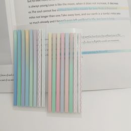 160Sheets Transparent Stickers Bookmarkers Index Tabs Flags Sticky Note Stationery Tab Memo Pad School Posted Office Supplies