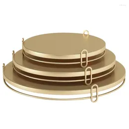 Plates Cake Stand Sets For Dessert Table Metal Display Party Round Holder To Serve Cakes Cupcakes