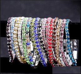 Tennis Bracelets Jewelry Bohemian Cz Crystal Bracelet For Women Men Cubic Zirconia Party Wedding Hip Pop Aessories Drop Delivery 28682415