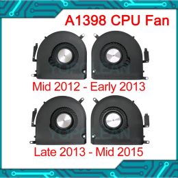 Pads Full Test Original A1398 Left Right CPU Cooling Fan For MacBook Pro Retina 15" A1398 Mid2012 Early 2013 Late 2013 2014 2015 Year