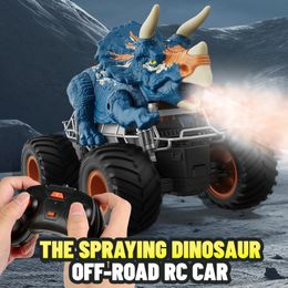 JJRC Q160 RC Dinosaur Cool Spraying Climbing Car 2.4G 2WD Remote Control Car 1:16 RC Rock Crawler All Terrain RC Car RTR Toys