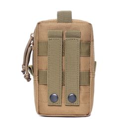 Outdoor Tactical Phone Bag Military Hiking Multifunctional Molle bag Sports Running Cycling Waist Pack Small Attachment Bags