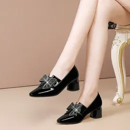 Dress Shoes Pointed Toe Boat Gold He2024 Autumn Sexy High Heels Embossing Pumps Office Lady Woel Zapatos Mujer