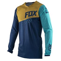 Men's BAT FOX Motocross T-Shirt Long Sleeve Downhill Jersey Mountain Bike Shirt Quick Dry Enduro MTB Jersey Camisas Ciclismo