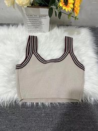 Women's Tanks 2024 Vest Custom Wool Yarn Suitable For Soft Suspenders