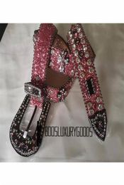 2022 Designer Belt Simon Belts for Men Women Shiny diamond belt pink belts261n21092624019