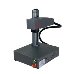 Mini Fibre Laser Nameplate Marking Machine for Plastic Metal Engraving Disassembled Desktop 20W 30W Optical Fibre Laser Engraver