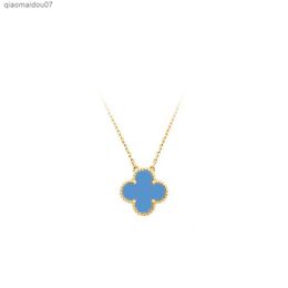 Pendant Necklaces Pendant Necklaces Gold Designer Clover Cleef Necklace Jewelry Factory High Quality with Box Have Nature SailormoonL2404