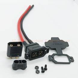 Original AMASS XT90E-F Black Plug with fixed socket for lithium battery charging XT90H-M Male Female connectors power line