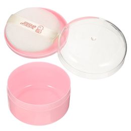 Body Powder Puff Box Loose Puffs Compartment Small Case Baby Synthetic Sponge Container Empty Butt Cheek