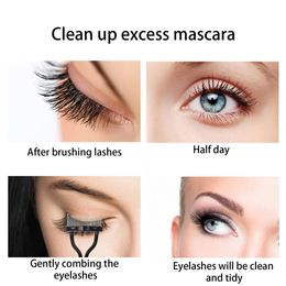 Beauty Makeup Lash Separator Eyelash Curler Foldable Metal Eyelash Brush Comb Mascara Curl Eyelash Brush Comb Makeup Tool