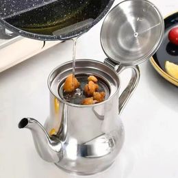 Mugs Stainless Steel Oil Pot Soup Container Kitchen Cookware Large Tool Convenient Holder Containers