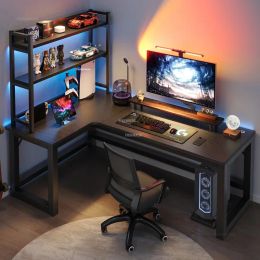 European Rental Room Desktop Computer Desks Creative Bedroom Furniture Corner PC Desk Durable Home Study L-shaped Office Table