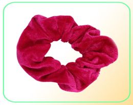 Whole 46pcsset Vintage Hair Scrunchies Stretchy Velvet Scrunchie Pack Women Elastic Hair Bands Girl Headwear Rubber Ties5679812