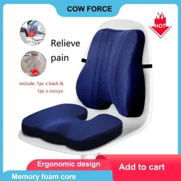 Pillow Chair Backrest Orthopedic For Coccix Memory Foam Lumbar Pillows Waist Anti-Decubitus Pad Gamer