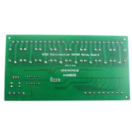 DC 12V 24V 8 Isolated Input & 8 Output DIN35 C45 Rail Box UART RS485 Relay Module Modbus RTU Control Switch Board