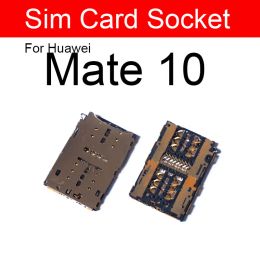 Sim Card Adapter Holder For Huawei Mate 7 8 S 9 10 20 X Lite Pro Card Memory Reader Connector Socket Replacement Parts