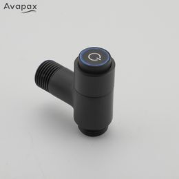 Avapax Black Bidet Faucet Handheld Bidet Toilet Sprayer Set Toilet Faucet Only Cold Water Tap Shower Head Bidet Attachment