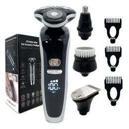 Trimmers Electric Shaver For Men 4D Electric Beard Trimmer USB Rechargeable Professional Hair Trimmer Hair Cutter Adult Razor For Men