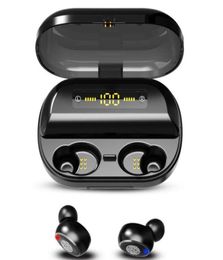 V11 TWS Betooth Headphone 4000mAh LED Display Wireless V50 Earphones 9D Stereo Waterproof Earbuds With Microphone72378015610699