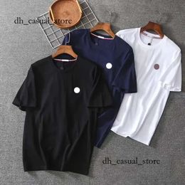 Classic Chest Logo Men T Shirt 3 Colours Basic Solid Shirts Designer Shirt AAA Quality Tee Free Transportation Size M--Xxl 137