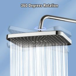 Rainfall Shower Head Large Flow Supercharge Rainfall Showerhead Bathroom Faucet Replacement Parts Home Hotel Shower Accessories