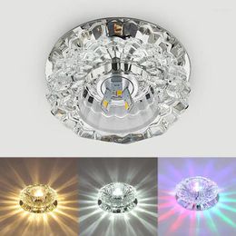 Ceiling Lights 3W 5W Aisle Flush LED Lamp Living Room Crystal Corridor Luces Front Techo Balcony P