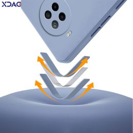 Square Liquid Phone Case for Xiaomi Mi 10T Pro Lite 5G Soft Silicone Camera Protective Cover Xiaomi10T Mi10T 10TPro 10TLite Bags