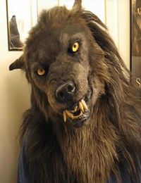 Werewolf Cosplay Headwear Costume Mask Simulation Wolf Mask for Adultschildren Halloween Party Cosply Wolf Full Face Cover X08033481490