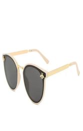 Little bee sunglasses Fashion double g classic polarized glasses luxury brand metal frame Polaroid lens shading trend5214098