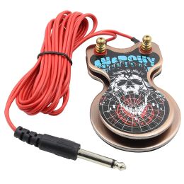 Supplies Stainless Steel Flat Tattoo Foot Pedal Switch Retro Metal Tattoo Hine Pedal Switch Controller for Tattoo Hine Power Supply