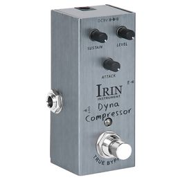 IRIN Electric Guitar Effect Pedal AN-06 Dyna Compressor Pedal True Bypass Sustain Level Attack Effect Guitar Accessories&Parts