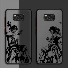 Anime O-One Piece Phone Case for Xiaomi Poco X3 X3 NFC X3 Pro F3 M5 M5s X4Pro 5G X4 GT C40 X5Pro 5G Matte Shockproof Armour Cover