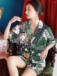 Home Clothing Classic Silk Pyjamas For Women At Customised Sleep Wear Women's Night